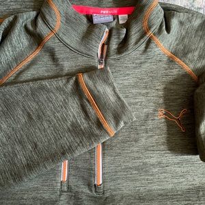 Puma warm 1/4 zip Golf